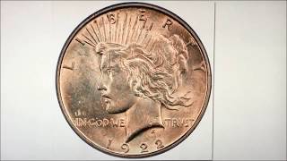 EXTREMELY RARE DOUBLE STRUCK 1922 PEACE DOLLAR WORTH BIG MONEY