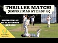 THRILLER MATCH REMASTERED! Umpire Can't Believe Drop in Slips 😂. Sanderstead vs Hamptonians (2021)