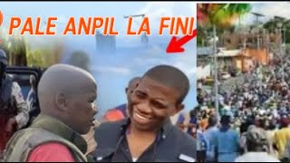 26 fev 25 peyi ayiti vire bouch  anba aprè pèp la fin enstale guy philipe avèk tout fòs yo se gwo .