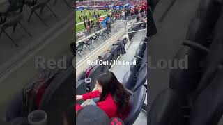 49ers red out its loud at sofi stadium championship game rams vs 49ers