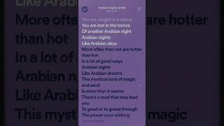 Will Smith: Arabian Nights (Speed Up) | #Lyrics