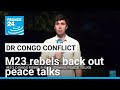 M23 rebels back out as DR Congo pushes forward with Luanda peace talks • FRANCE 24 English