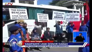 Stok Darah Menipis, PMI Kota Solo Gelar Kampanye Donor Darah Unik - BIS 15/06