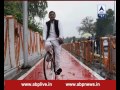 abp news investigates up s cycle tracks are useless for cyclists due to encroachment