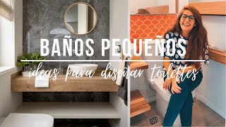 🚽 Diseño e ideas para BAÑOS PEQUEÑOS | 🚿 Remodelación o contrucción de baños pequeños