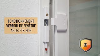 Verrou de fenêtre ABUS FTS 206 - Fonctionnement