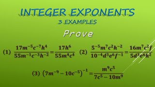 Integer Exponents Part 2: 3 Examples (2 of 4)