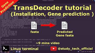 TransDecoder tutorial | Installation | gene prediction #bioinformatics #tutorial