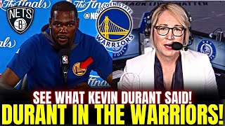 🔥 BIG SURPRISE! KEVIN DURANT CONFIRMED! NOBODY WAS EXPECTING THIS! WARRIORS UPDATES! WARRIORS NEWS