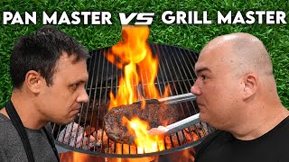 Sonny Vs Guga Steak Battle (Pan VS Grill)