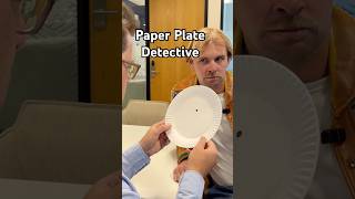 The paper plate detective is on the case. @Kyleddi #funny #detective #investigation #plate #crime
