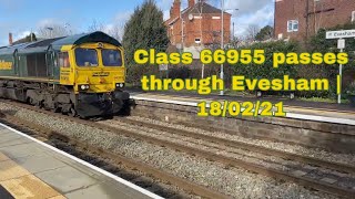 66955 passes Evesham | 18/02/2021