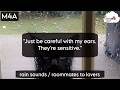 [M4A] Tsundere Neko Roommate Gets Caught In The Rain (Roommates to Lovers) (Rain Sounds)