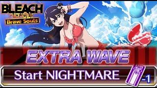 NIGHTMARE GUILD QUEST ARRANCAR MELEE EXTRA WAVES! BAMBIETTA SWIMSUIT!  Bleach: Brave Souls!