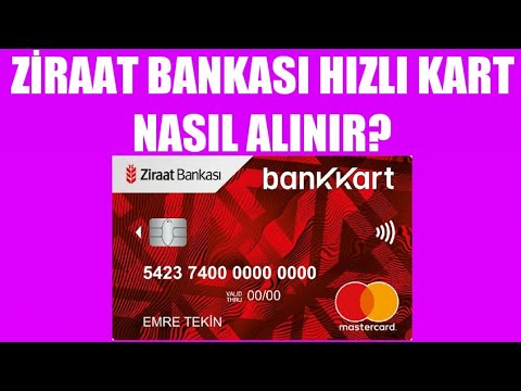 Ziraat Bankası Hızlı Kart Nasıl Alınır? Nasıl Çıkartılır? - YouTube