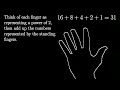 How to count to 1000 on two hands