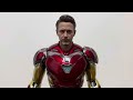 hot toys iron man mark 80 cms018d60 comparison mark 85 mms528d30 tony stark head sculpts 1 and 2