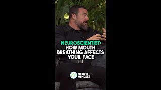 Neuroscientist: How Mouth Breathing Affects Your Face | Andrew Huberman #flagrant #shorts