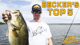 Matt Becker's Top 5 Bagley Hardbaits