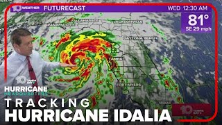 Tracking the Tropics: Hurricane Idalia continues its trek northward across the Gulf (9 p.m. Tuesday)