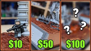 I Built Three LEGO Star Wars Mimban Mocs At Three Different Price Points $10 $50 And $100!