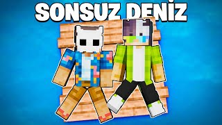 ISSIZ DENİZİN ORTASINDA MAHSUR KALDIK! - Minecraft