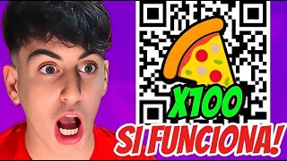 CORRE!🥳x100 PIZZAS GRATIS PARA TODOS con CODIGO QR OFICIAL de Brawl Stars! 🥳SI FUNCIONA!