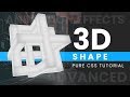 Pure CSS 3D Shape | CSS Animation Effects