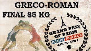 Final - Greco-Roman 85 kg - JANIKOWSKI (POL) vs KAZAKEVIC (LTU) - Grand Prix of Paris