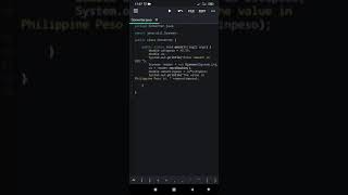 DOLLAR TO PESO CONVERTER using java programming language