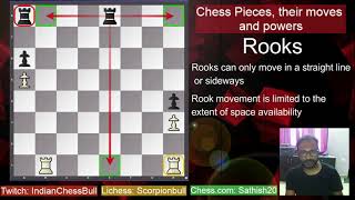 The Rooks  - Chess Pieces, their rules and special powers [Part 4/6]