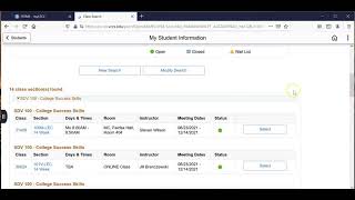 How to Enroll in Classes Using SIS