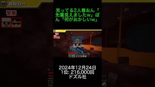 2024年12月24日 マイクラランキング 1位: ドズル社  0