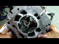 125z nde overhaul part 7 tips dan review setup head blok 125z tak pakai gasket