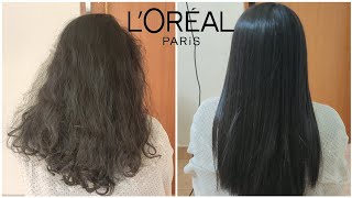 Loreal Hair Smoothing/Straightening कैंसे करे Step by Step at home 500/- only