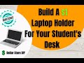 LAPTOP STORAGE FOR DESK - Student Storage - Teacher DIY -  Dollar Store Items - Teacher Hacks