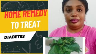 Hone remedy for diabetes or high blood sugar