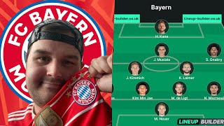 How Bayern Munich lineup WITH and WITHOUT Harry Kane!