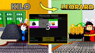 Blox fruits, Trading Kilo to Leopard Fruit with only 1 trade!