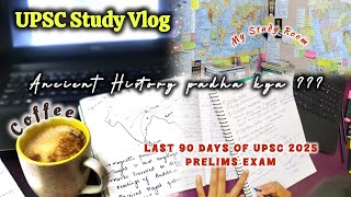 UPSC Aspirant Vlog 📑📚📝 | UPSC 2025 Preparation | Last 90 Days of UPSC 2025 Prelims Exam #upsc #vlog