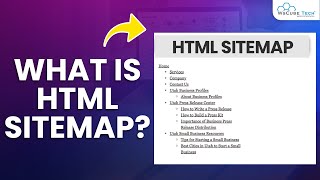 What is an HTML Sitemap \u0026 How to Create HTML Sitemap | SEO Tutorial