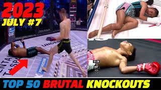 Top 50 MUAY THAI•MMA•KICKBOX•BOXING Best Knockouts🌏2023.7 #7