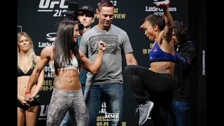 UFC 218: Michelle Waterson vs. Tecia Torres Staredown - MMA Fighting