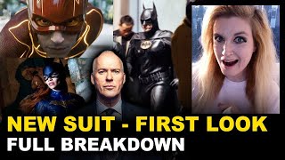 Michael Keaton NEW Batsuit aka Batman Costume FIRST LOOK - The Flash, Batgirl 2022