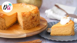 🍠 CREAMY SWEET POTATO CHEESECAKE [cooking sounds no talking]