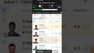 IND vs NZ dream11 prediction || IND vs NZ dream11 team || today's live match #trending #shorts