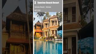 5 Best Beach Resort In Varkala #besthotels travel #hotelbooking #ytshorts #amazinghotels