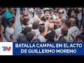 Video: el acto de Guillermo Moreno por el Día de la Lealtad terminó a las trompadas limpias