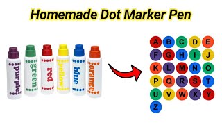 How to Make Dot Pen | How to Make Dot Markers at Home | Diy Homemade Dot Markers | Marker Pen
