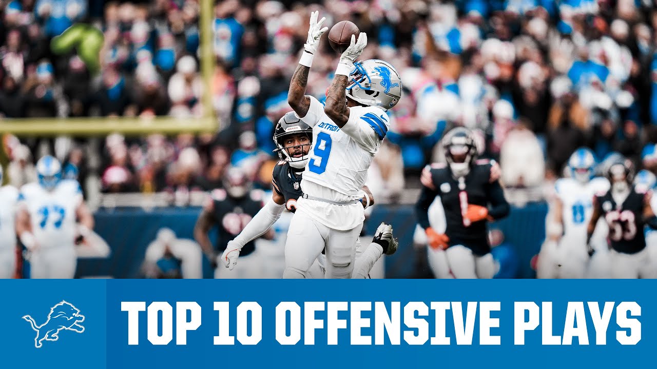 Top 10 Offensive Plays Detroit Lions 2024 Season Motownlions